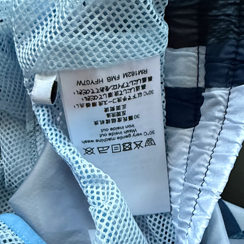 Louis Vuitton Blue Checkered Swim Trunks - Picture 9 of 16
